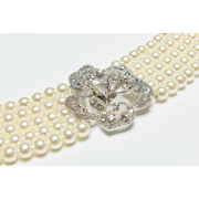 Holly 5 Strand Pearl Necklace Inspired By BAT