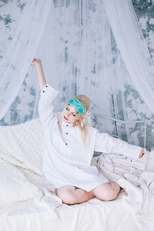 Audrey in a Bag Premium Iconic Holly Complete Sleep Costume Set with Tassel Earplugs Inspired by BAT - Utopiat