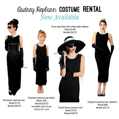 Holly Iconic Black Dress Costume Set In Cotton Inspired By BAT (Rental)