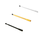 Classic Color Pallet High Glamour Smoking Accessory Extendable Cigarette Holder Bundle Pack Black Gold and Silver