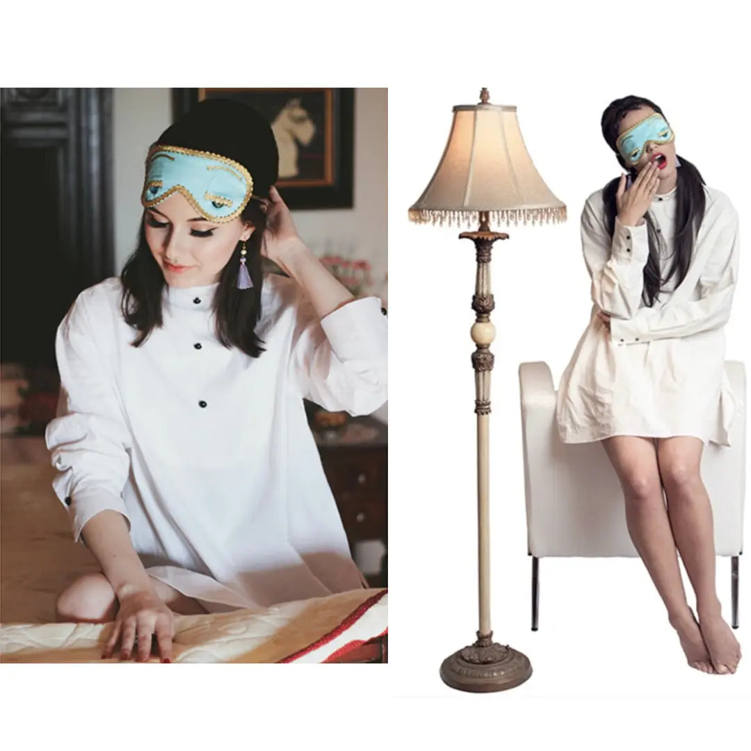 Utopiat Audrey Styled Tuxedo Sleep Shirt in Breakfast at Tiffany s