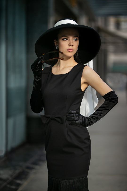 Holly Golightly Oversized Wool Hat – Breakfast at Tiffany’s Inspired | 3 Brim Sizes, Adjustable Fit