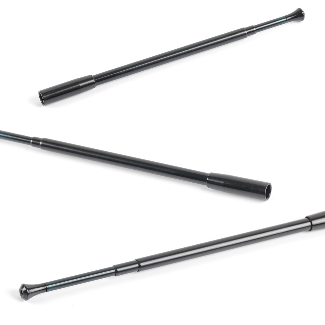 Classic Color Pallet High Glamour Smoking Accessory Extendable Cigarette Holder Bundle Pack Black Gold and Silver - Utopiat
