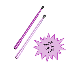 Purple Lover High Glamour Smoking Accessory Extendable Cigarette Holder Bundle Pack Lavender and True Purple - Utopiat