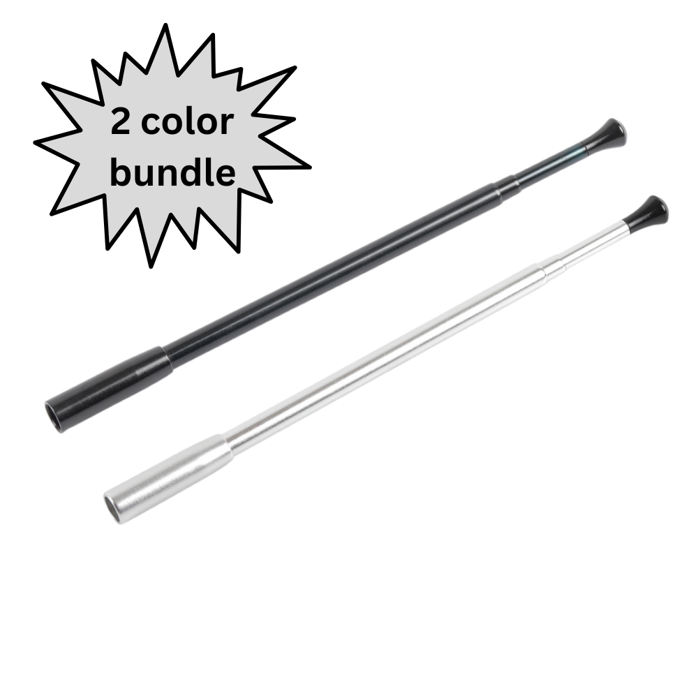 Yin Yang High Glamour Smoking Accessory Extendable Cigarette Holder Bundle Pack Black and Silver - Utopiat