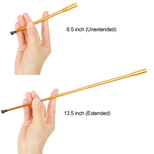 Classic Color Palette Extendable Cigarette Holder – High Glamour Accessory | Black, Gold & Silver Elegance for Halloween Style, Parties & Timeless Fashion - Utopiat