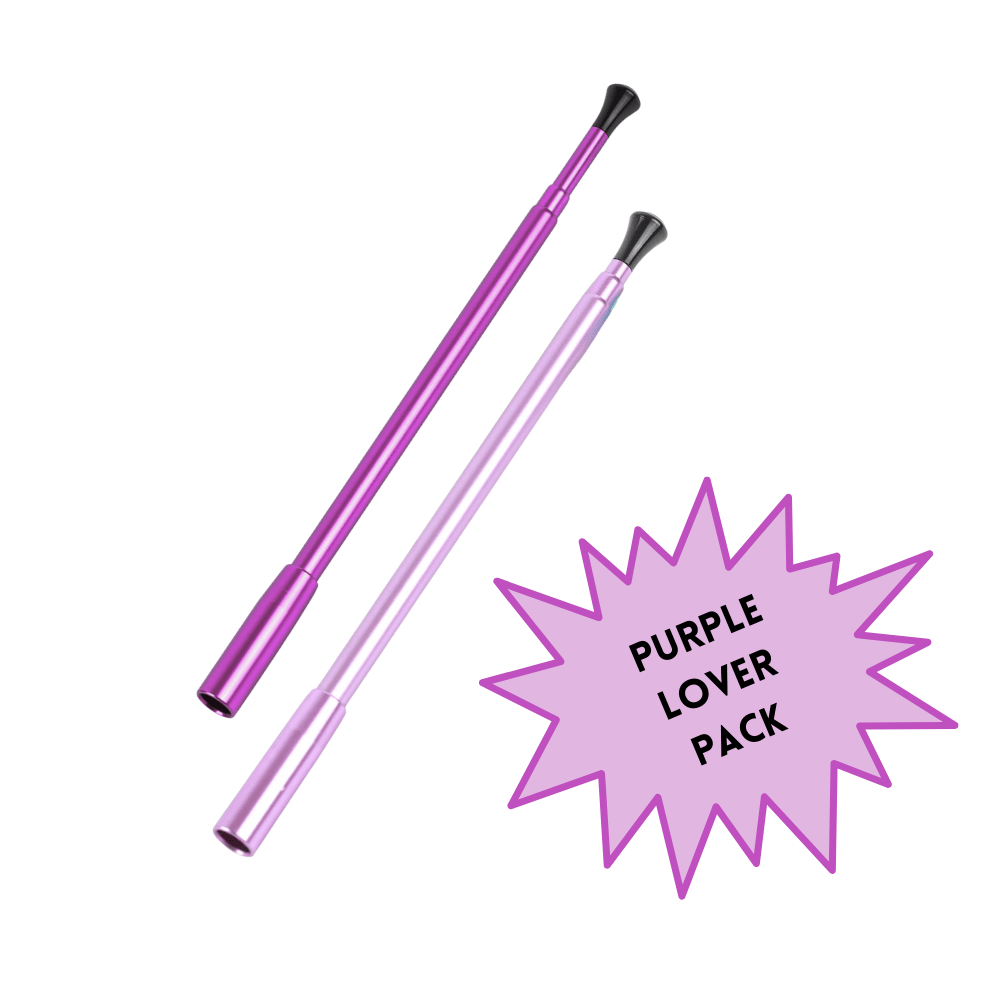 Purple Lover Extendable Cigarette Holder – High Glamour Smoking Accessory | Lavender & True Purple Elegance for Halloween Costumes & Timeless Vintage Style - Utopiat
