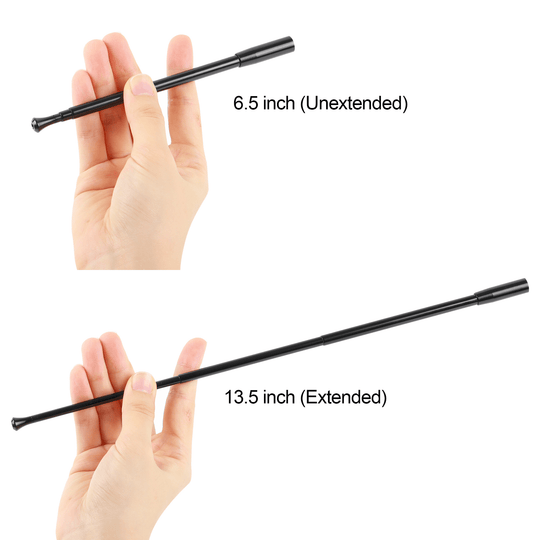 Yin Yang Extendable Cigarette Holder – High Glamour Black & Silver Smoking Accessory for Halloween, Parties & Timeless Vintage Elegance - Utopiat