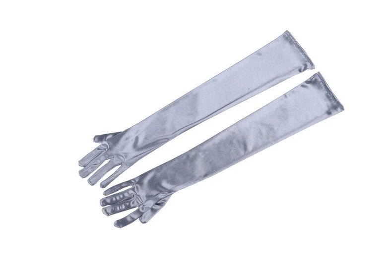 Yin - Yang Vixen Accessory Bundle – Long Satin Gloves & Telescopic Cigarette Holder | Audrey - Inspired Elegance for Halloween & Everyday Glamour - Utopiat