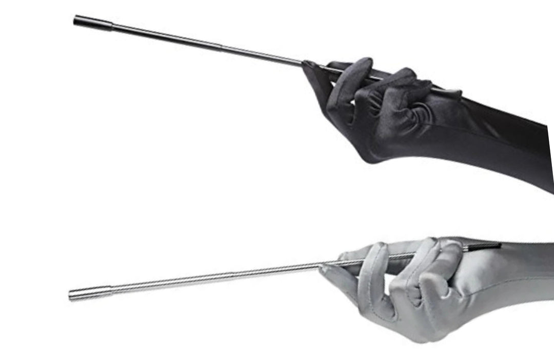 Yin - Yang Vixen Accessory Bundle – Long Satin Gloves & Telescopic Cigarette Holder | Audrey - Inspired Elegance for Halloween & Everyday Glamour - Utopiat