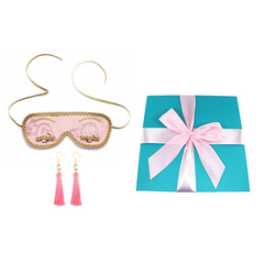 Holly Eye Mask & Earring Set Inspired By Breakfast At Tiffany’s - Utopiat