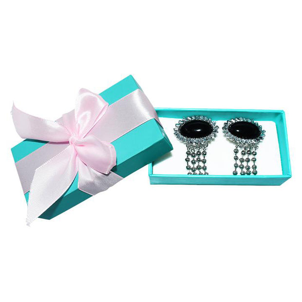 Holly Fringe Oversized Costume Jewelry Set Inspired By Breakfast At Tiffany’s - Utopiat