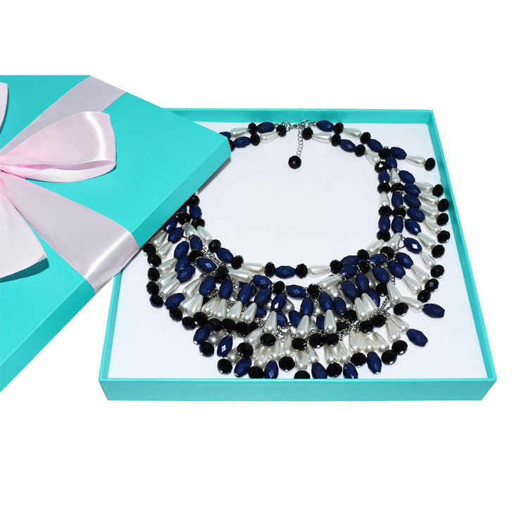 Holly Gift Boxed Fringe Oversized Costume Jewelry Set Inspired By Breakfast At Tiffany’s - Utopiat