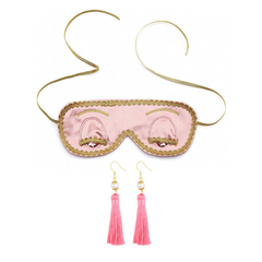 Holly Eye Mask & Earring Set Inspired By Breakfast At Tiffany’s - Utopiat