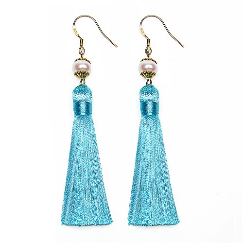 Holly Gift Boxed Pearl Tassel Earrings Inspired By Breakfast At Tiffany’s - Utopiat