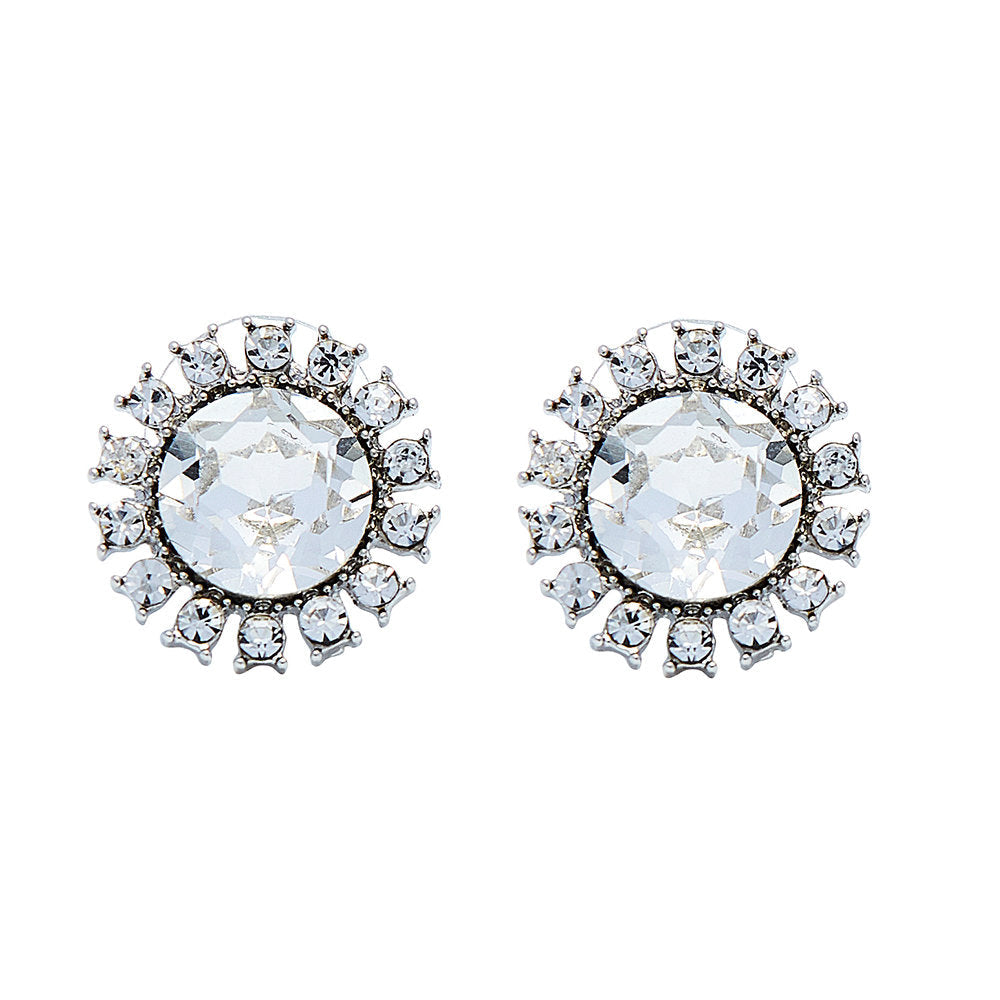 Mini Holly Golightly Faux Diamond Earrings Clip On - Utopiat