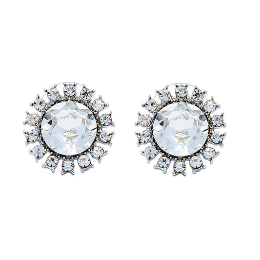 Mini Holly Golightly Faux Diamond Earrings Clip On - Utopiat