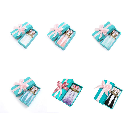 Holly Tassel Ear Plugs In Technicolor Inspired By Breakfast At Tiffany's - Utopiat