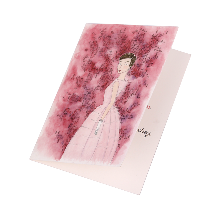 Audrey + the Azalea Hand Illustrated Greeting Card - Utopiat