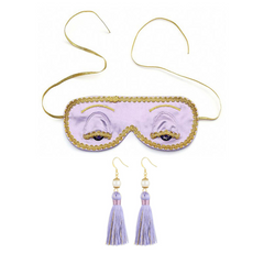 Holly Eye Mask & Earring Set Inspired By Breakfast At Tiffany’s - Utopiat