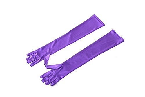 Premium Long Gloves In Colorful Satin Inspired By Audrey Hepburn - Utopiat