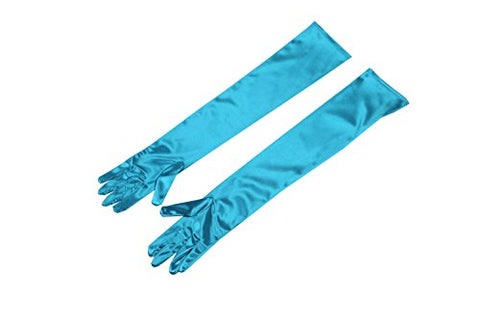 Premium Long Gloves In Colorful Satin Inspired By Audrey Hepburn - Utopiat