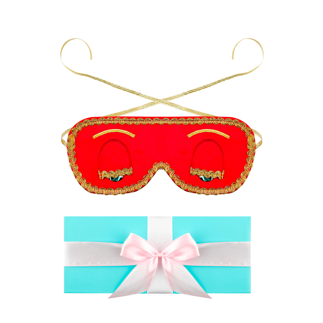 Holly Gift Boxed Sleep Eye Cover in Technicolors Inspired By BAT - Utopiat