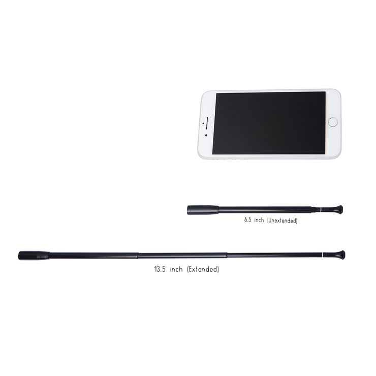 Filtered and Cleanable-The Upgraded Audrey Hepburn Inspired Functional All Metal Telescopic Cigarette Holder with Natural Filter Stone for Standard Size Cigarettes