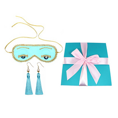 Holly Eye Mask & Earring Set Inspired By Breakfast At Tiffany’s - Utopiat