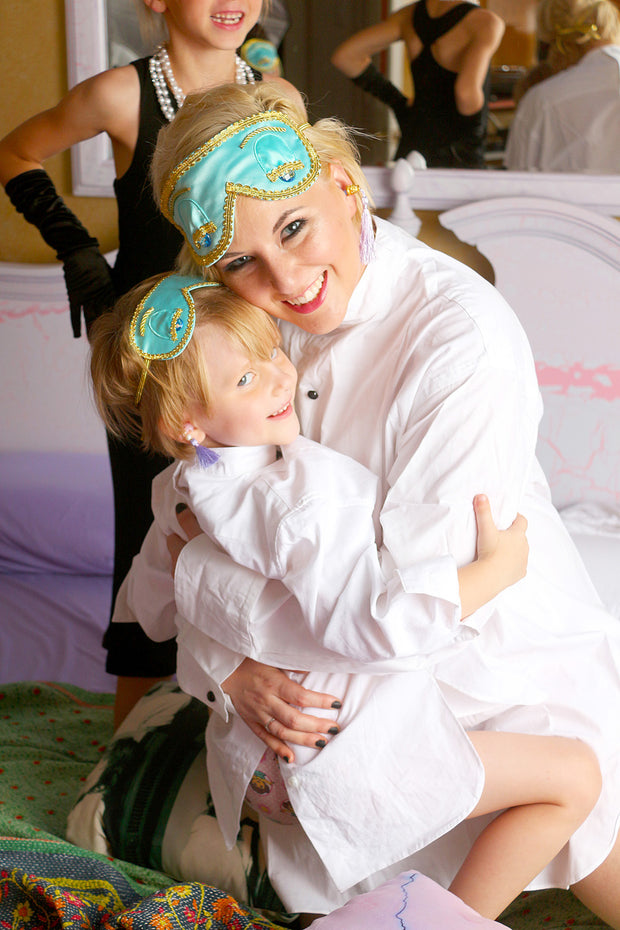 Mommy and Me Holly Iconic Sleep Set Inspired By Breakfast At Tiffany's - Utopiat