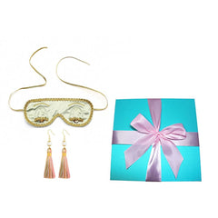 Holly Eye Mask & Earring Set Inspired By Breakfast At Tiffany’s - Utopiat