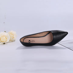 Holly Vegan Black Leather Pumps Inspired By Breakfast At Tiffany's - Utopiat