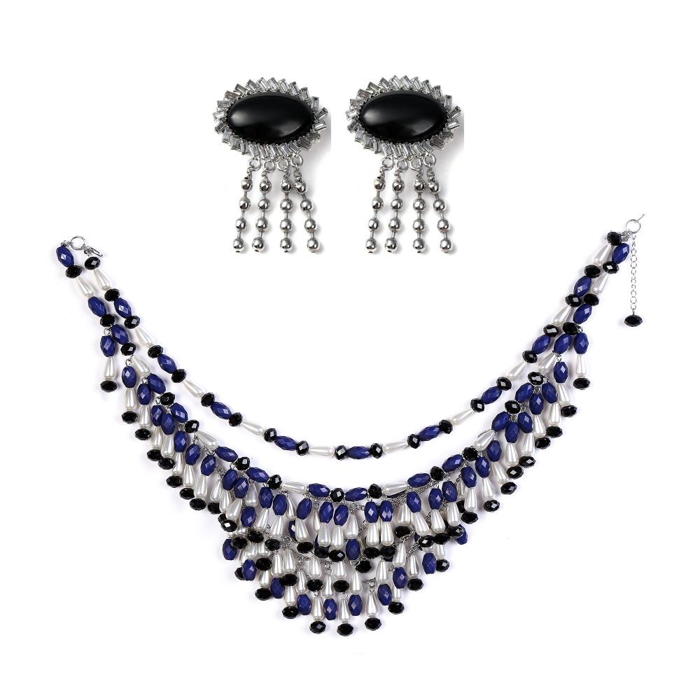 Holly Gift Boxed Fringe Oversized Costume Jewelry Set Inspired By Breakfast At Tiffany’s - Utopiat