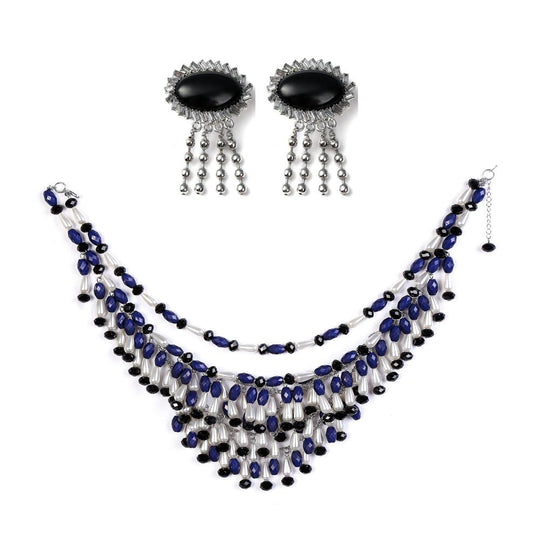 Holly Gift Boxed Fringe Oversized Costume Jewelry Set Inspired By Breakfast At Tiffany’s - Utopiat