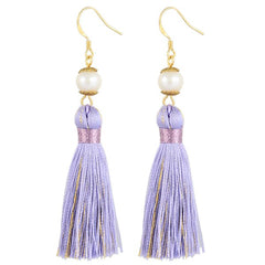 Holly Pearl Tassel Earrings Inspired By Breakfast At Tiffany’s - Utopiat