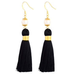 Holly Pearl Tassel Earrings Inspired By Breakfast At Tiffany’s - Utopiat