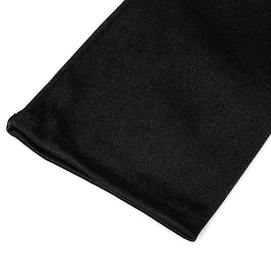 Holly Premium Black Satin Gloves Inspired By Breakfast At Tiffany's - Utopiat