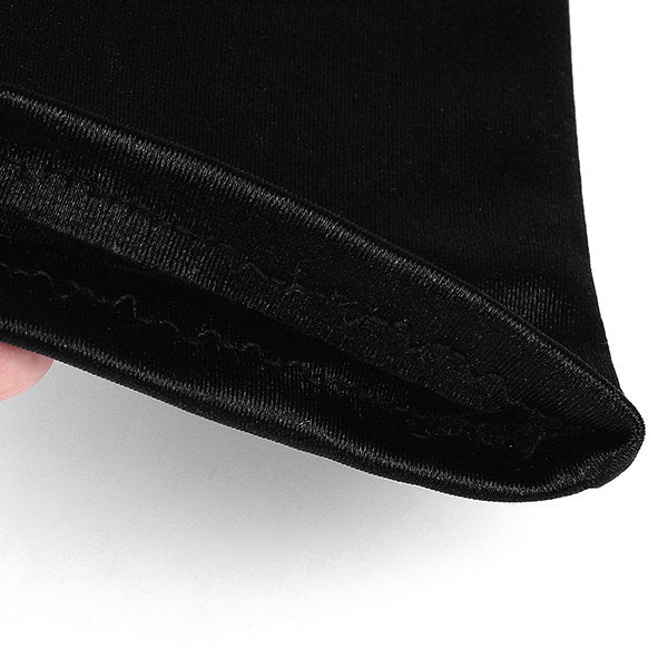Holly Premium Black Satin Gloves Inspired By Breakfast At Tiffany's - Utopiat