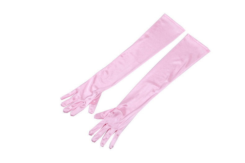 Premium Long Gloves In Colorful Satin Inspired By Audrey Hepburn - Utopiat