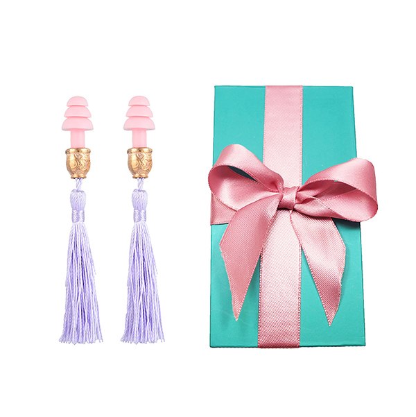 Holly Gift Boxed Tassel Ear Plugs in Lavender Dream Inspired By Breakfast At Tiffany’s - Utopiat