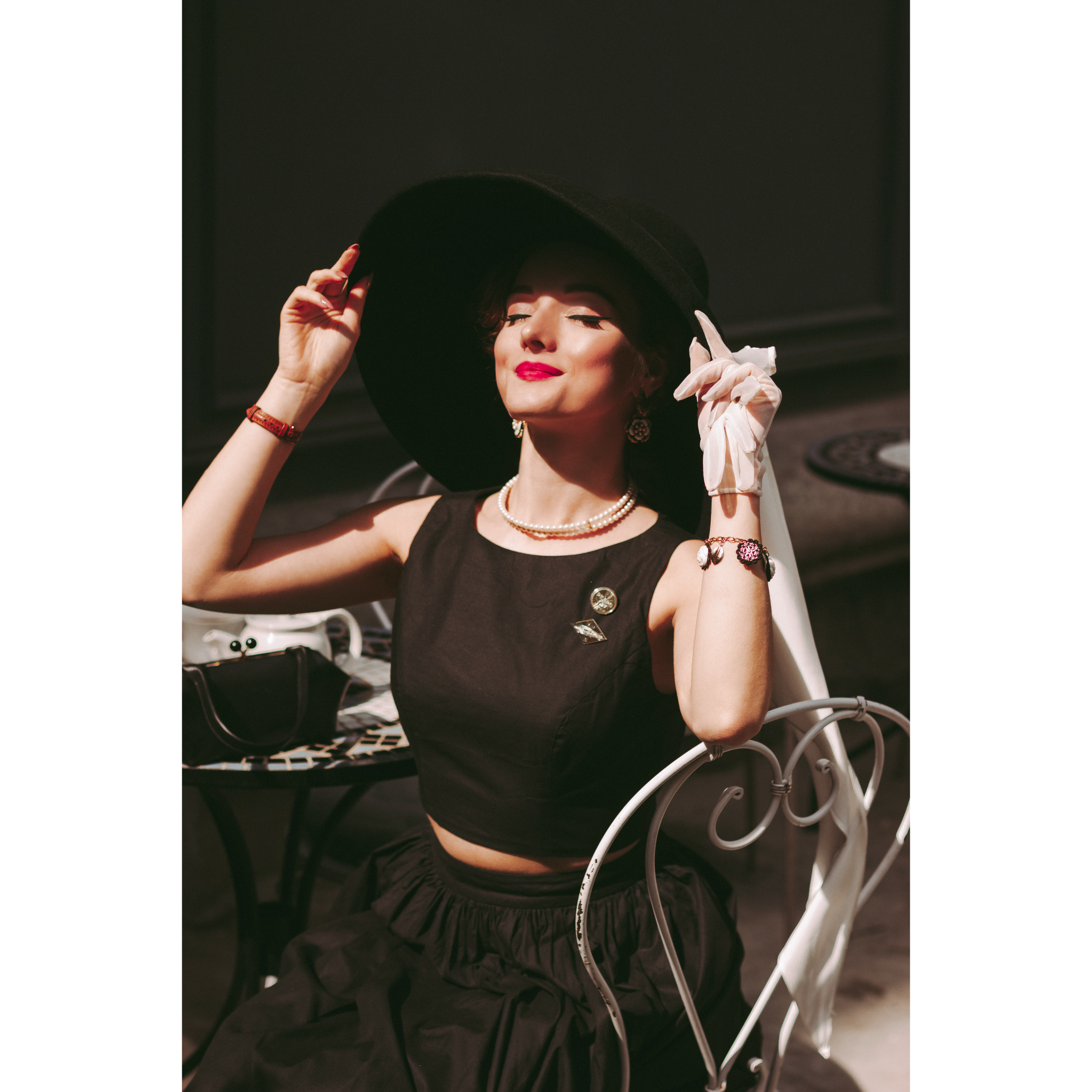 Holly Wool Hat Inspired By Audrey Hepburn Hat