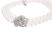 Mini Holly 4 Strand Pearl Necklace Inspired By Breakfast At Tiffany's - Utopiat