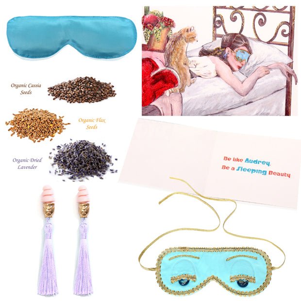 Holly Gift Boxed Sleepy Audrey Styled Set Inspired From Breakfast At Tiffany’s - Utopiat
