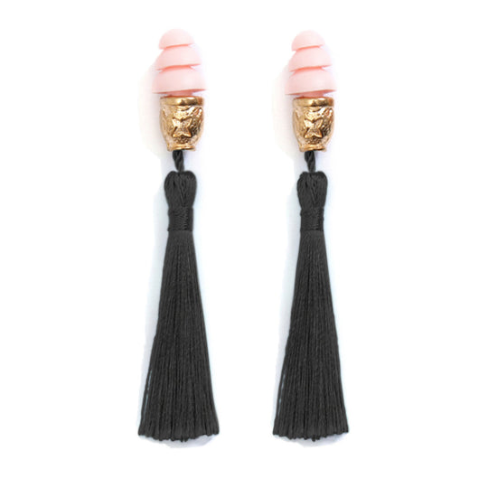 Holly Tassel Ear Plugs In Technicolor Inspired By Breakfast At Tiffany's - Utopiat