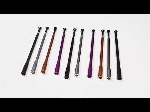 Filtered and Cleanable-The Upgraded Audrey Hepburn Inspired Functional All Metal Telescopic Cigarette Holder with Natural Filter Stone For Slim Size Cigarettes Virginia Slim and Hand Rolled Cigarettes