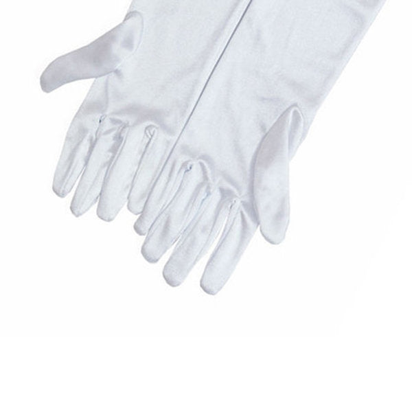 Holly Premium White Satin Gloves Inspired By Breakfast At Tiffany's - Utopiat