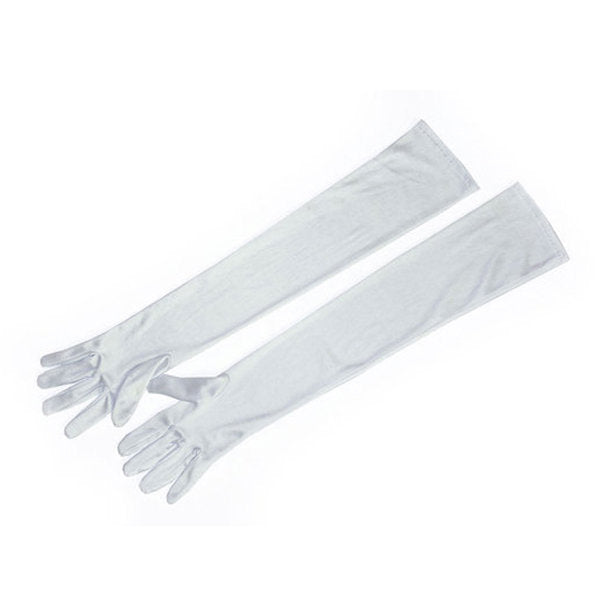 Holly Premium White Satin Gloves Inspired By Breakfast At Tiffany's - Utopiat