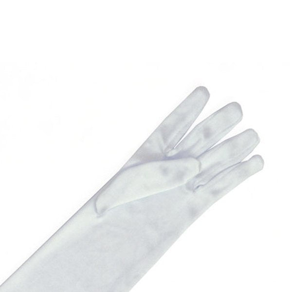 Holly Premium White Satin Gloves Inspired By Breakfast At Tiffany's - Utopiat