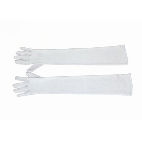 Holly Premium White Satin Gloves Inspired By Breakfast At Tiffany's - Utopiat