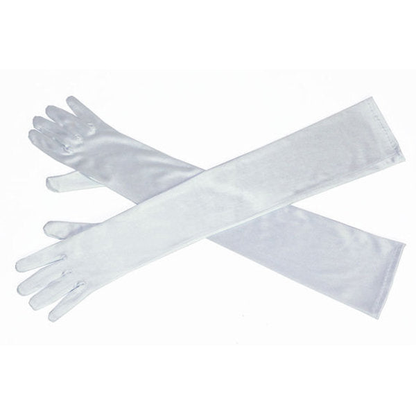 Holly Premium White Satin Gloves Inspired By Breakfast At Tiffany's - Utopiat